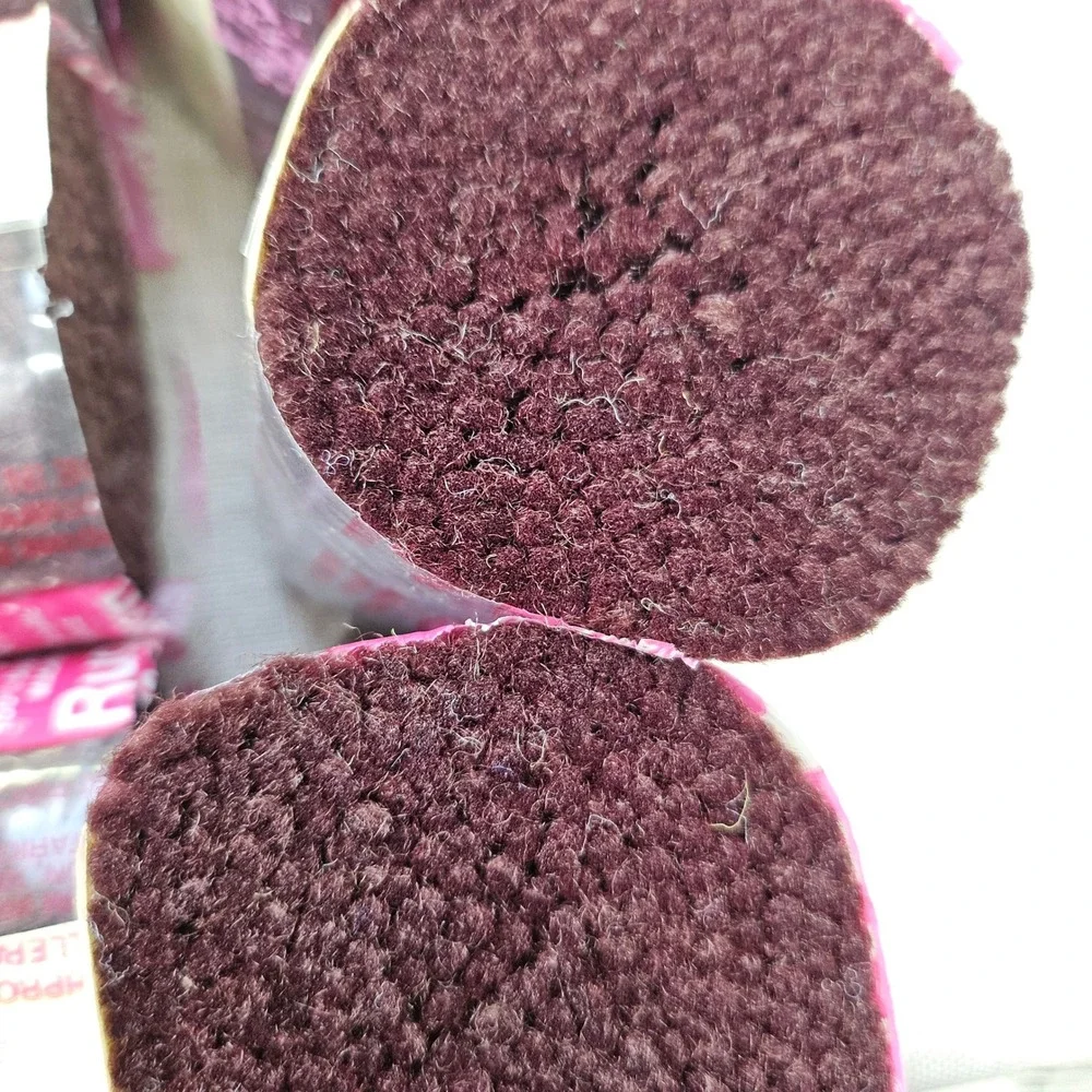 Mary Maxim Rug Yarn Maroon 9 Bundles 100% Orlon Acrylic Latch Hook Pre-Cut vtg